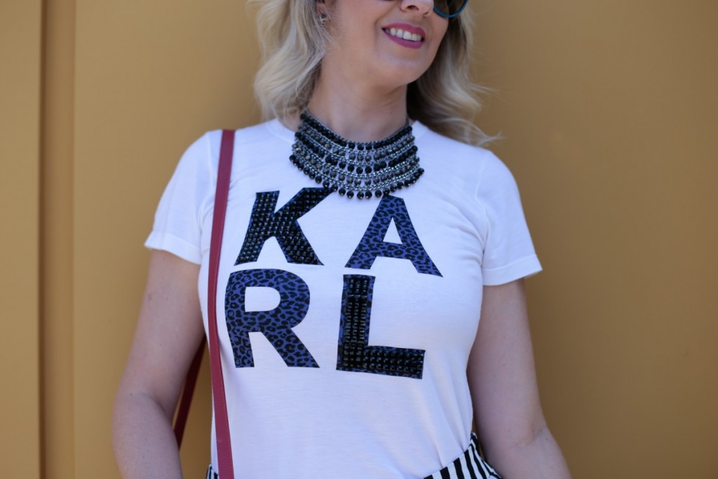 T-shirt: Karl Lagerfeld para Riachuelo