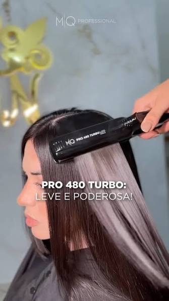 PRANCHA PRO 480 TURBO fácil de manusear